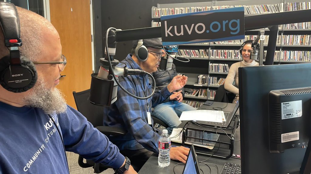 thebiennial's tweet photo. Live on @KUVOJazz 🎙️@XAlfonsoOficial and @LusitanaCuba talking more about Fábrica de Arte Américas and the amazing lineup we’ve prepared for you! https://t.co/gSOFuzdL36 https://t.co/WJ8IIECUpe