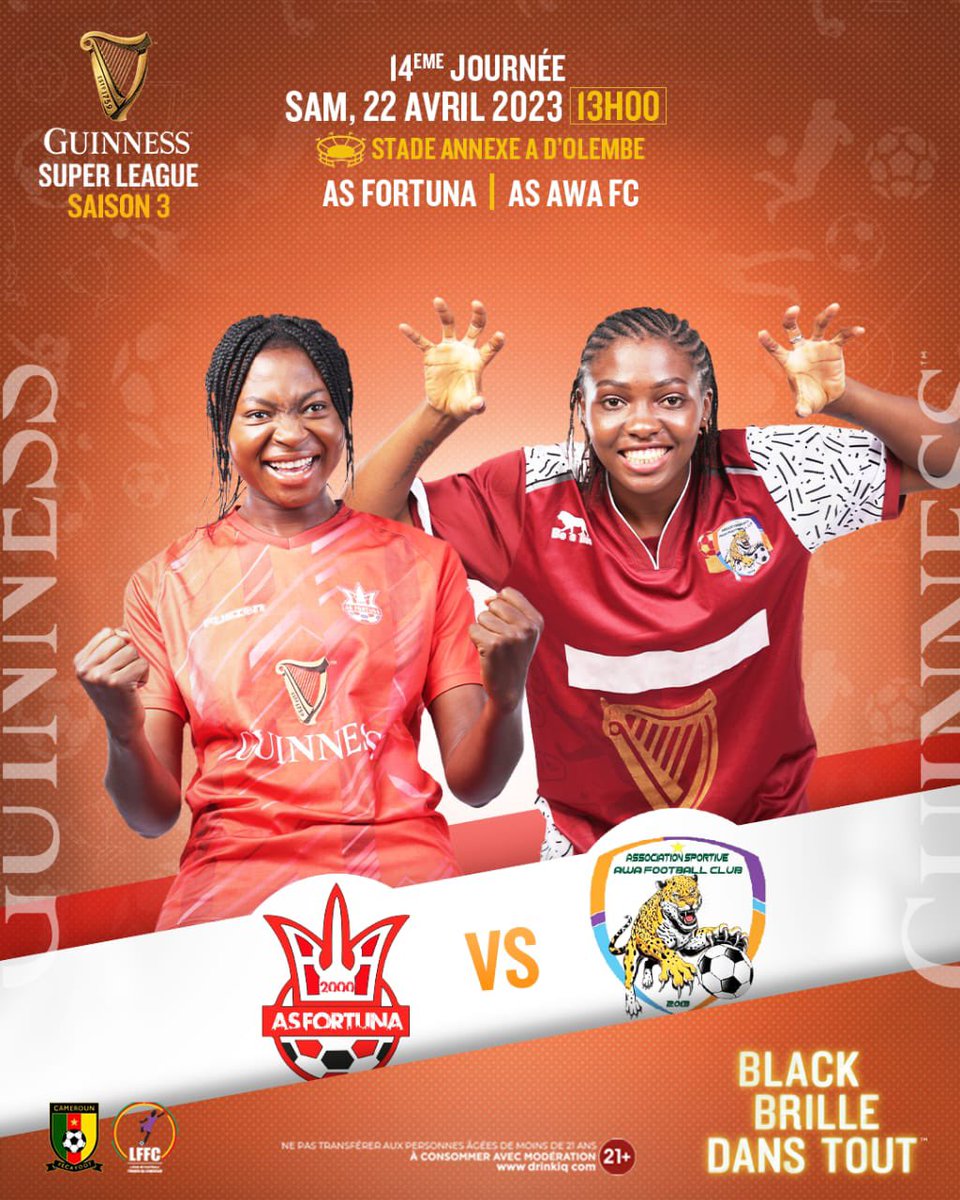 Kosi_foottalk's tweet photo. @GSuper_League Season 3:
Top on the agenda tomorrow at Stade Annex Olembe sees Fortuna locking horns with AS Awa.
Rendezvous 1pm Olembe time.
#lffc #fecafoot #blackshinesbrightest #supporttheirdreams #guinnessico https://t.co/tMbqO7EmkJ