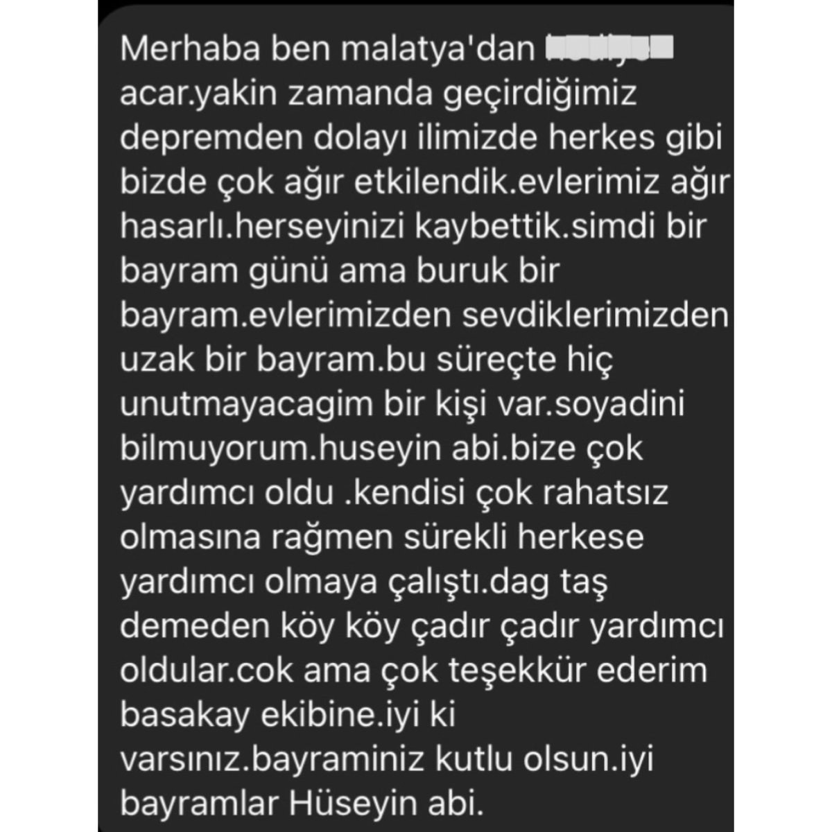 basakayorg's tweet photo. #basakay afetin ilk gününden beri afet bölgesindeydi. Bayram günü de aklımız ve gönlümüz her daim sizinle.
📩Sizlerden gelen mesajlar bizi duygulandırıyor, kardeşlik hukukumuzu perçinliyor.
Yaralarımızı hep birlikte saracağız.
#birlikteasacagız
@Basaksehir_Bld @yasinkartoglu https://t.co/cmxOTqQwO5