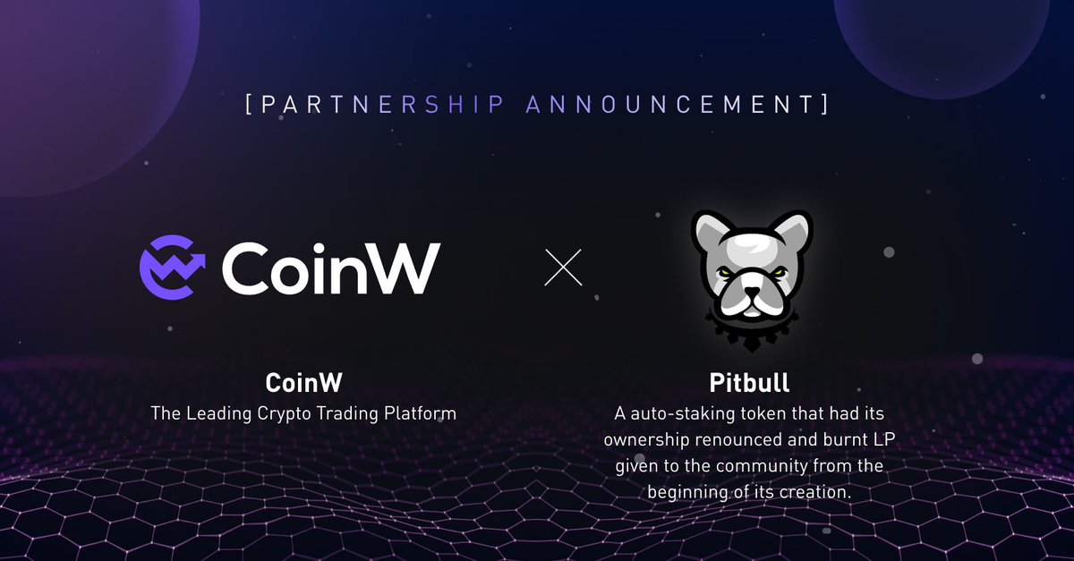 CoinWOfficial's tweet photo. 🎈 To celebrate the strategic partnership  #CoinW X #Pitbull

🎁  5 lucky participants to win 20 USDT bonus or 10 USDT each!

Tasks: 
1⃣️ Follow @CoinWOfficial, @CoinWZH &amp; @BscPitbull
2⃣️ RT + tag 3 friends
#Giveaway https://t.co/UlwkevLwX3