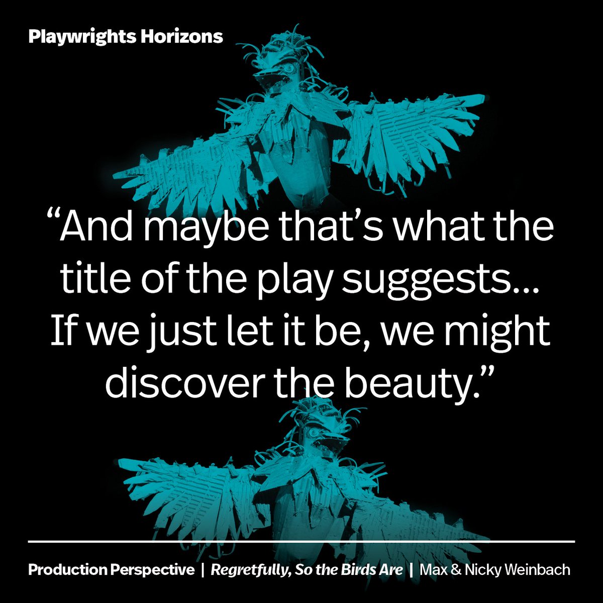 phnyc's tweet photo. What happens when @MaxandNicholas host REGRETFULLY, SO THE BIRDS ARE at their late night talk show?? Read more: https://t.co/WHdQYe2TYA https://t.co/cqVAr8ByIz