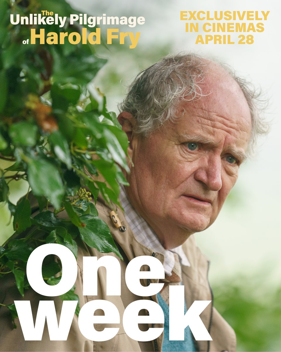#HaroldFryFilm is just around the corner, don’t miss him exclusively in cinemas April 28
