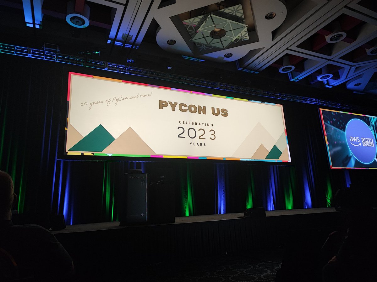 Here we go! 🎉 #PyConUS2023