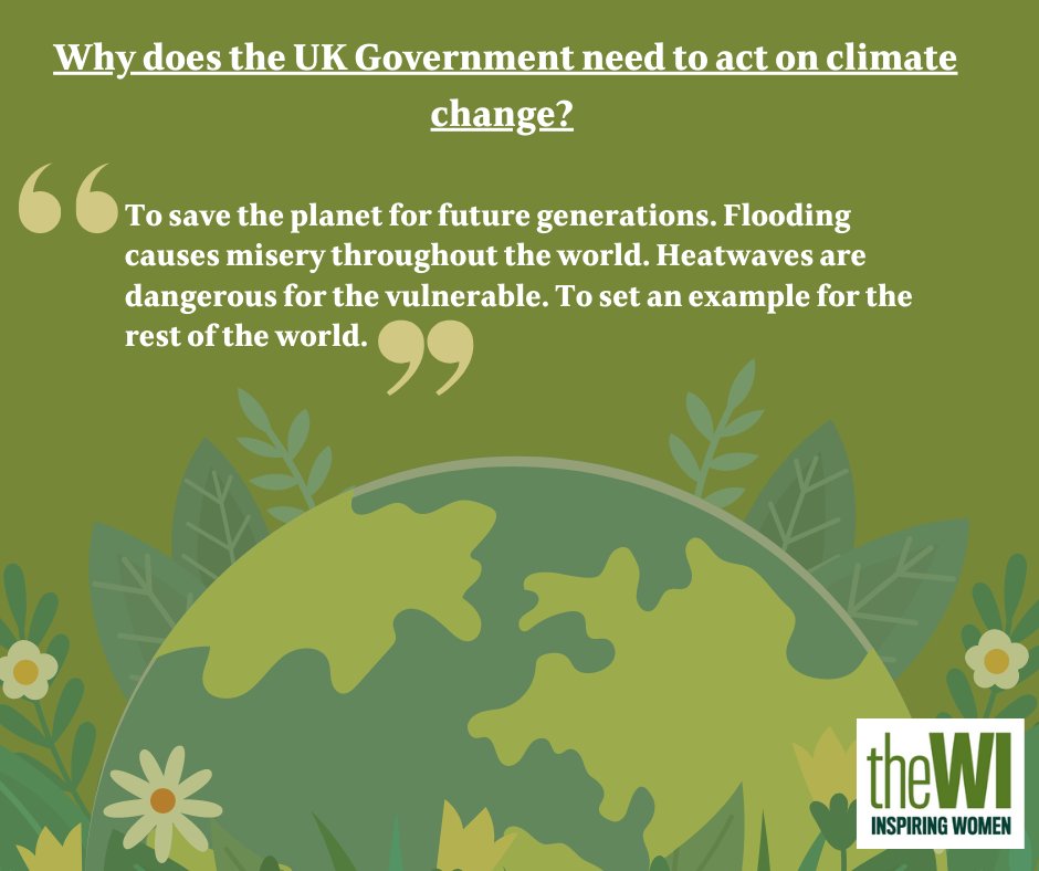 Today is Earth Day 2023!

Did you know that since the WI was founded in 1915, WI members have passed over 50 environmental campaign resolutions? 

Find out more about why the WI are continuing to campaign to end the climate crisis rb.gy/52k0t