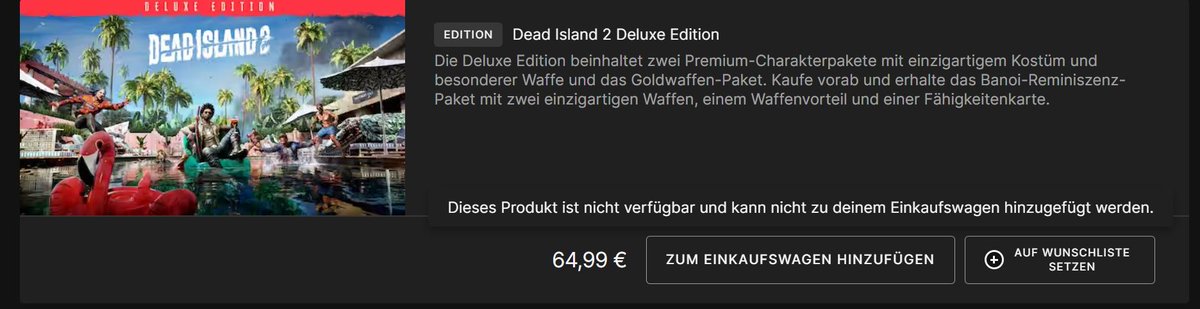 TimoHenkel4's tweet photo. @EpicGamesDE 
Was ist da los? Jetzt ist das Spiel nach 9 Jahren released und ich kann es nicht kaufen... https://t.co/oZt4mDBE8m