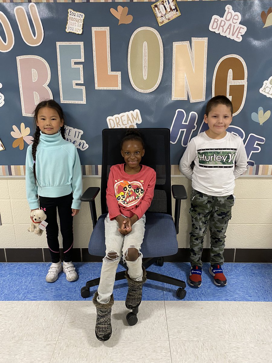 cjhasz's tweet photo. These Churchill Star Ticket Winners are rockin’ it every day!  Congratulations Mia, Malani, and Aden! #chhohuskies https://t.co/pXj8qtGM5c