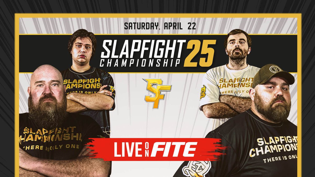 SlapFIGHTUSA's tweet photo. Tomorrow Night in OKC…
Tim ‘the Maine-iac’ Silvia faces ‘the Bouncer’ at SlapFIGHT 25!
LIVE on @FiteTV 5pm CST
Tickets at https://t.co/bnpeYKnG3r
#slapfight #slapfightchampionship #slapcontest #slapcompetition #slapchamp #slapchampionship #slapko #timsylvia #slapfighting https://t.co/eYUL7tXjhg
