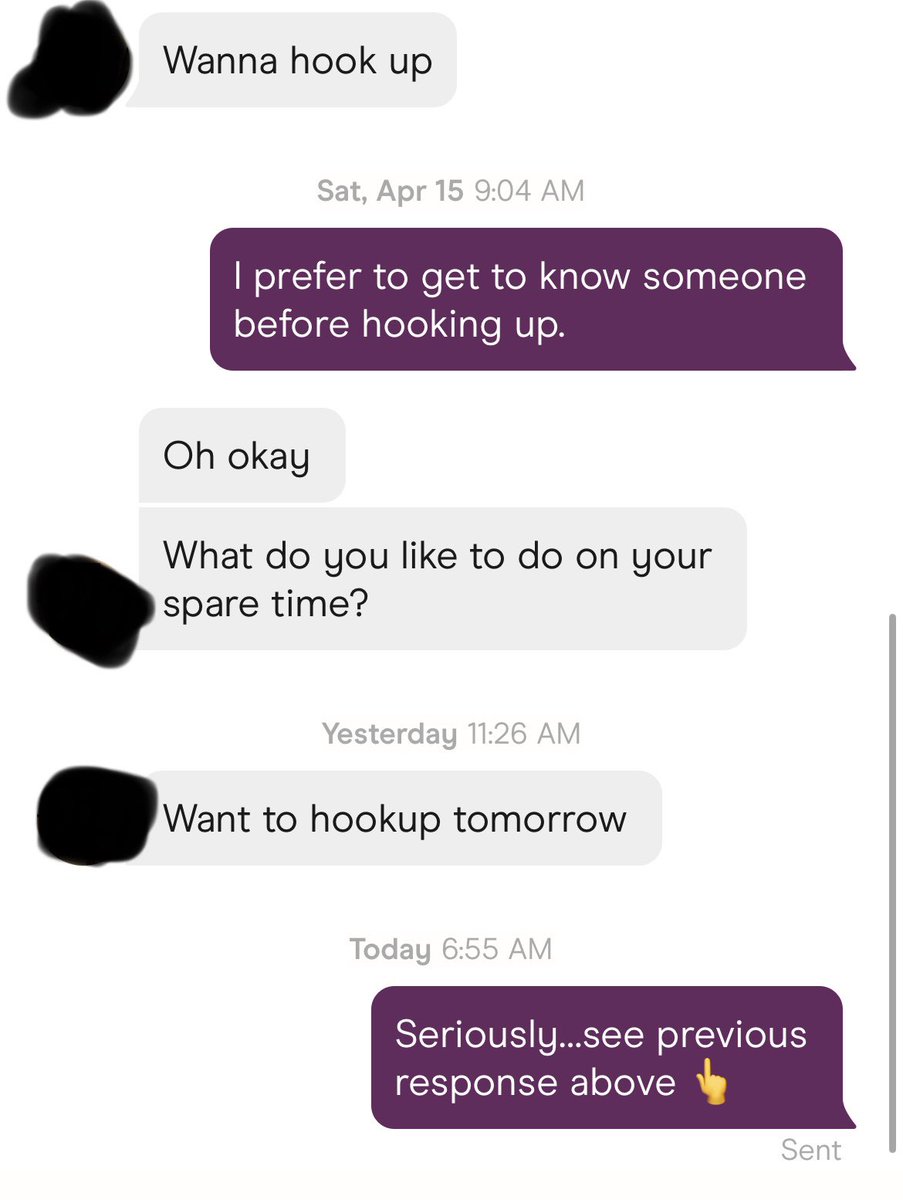 lvgrace5's tweet photo. On today’s episode of the dumpster fire 🔥 that is dating…
Clearly ya’ll did not read my profile—leading with sex does not work with me. In fact, this kind of approach is triggering of grooming behavior from my childhood. Let’s all do better, yea!?
#traumainformed #DatingAdvice https://t.co/NmZqL9TjE2