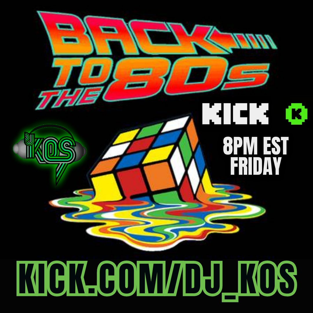 dj_kos's tweet photo. #80s party tonight 8pm EST on @kick 
#djkos #kick #music #neon #future #80smusic #80snostalgia #80spop #mtv #music #dance #pioneerrev7 #pioneerdj #love #cuttingedge #technology #visuals #visualstimulus #turntablism #serato https://t.co/J1dzZESULc