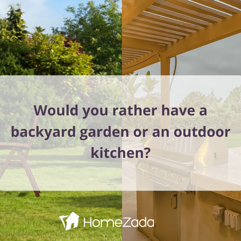 vegashomepro's tweet image. RT @HomeZada: What would you rather have in your backyard: a beautiful garden or an outdoor kitchen? 

Tell us your preference below. ⤵️ 

#homegardening #backyardkitchen #fridayfun