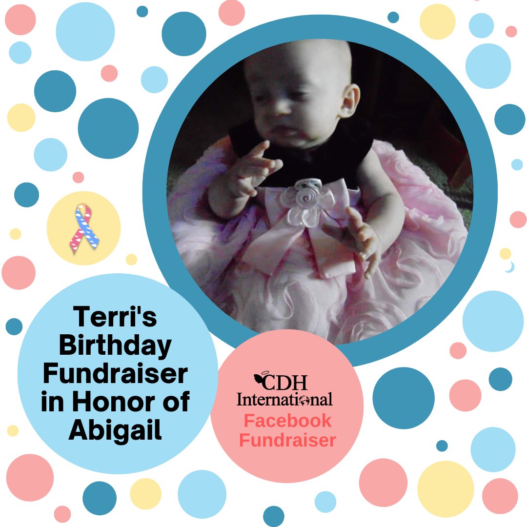 Terri's Birthday Fundraiser for CDHi in Honor of Abigail

Read more at cdhi.org/terris-birthda…

Donate at facebook.com/donate/2487039…

#cdh #cdhawareness #cdhi #cdhintl #cdhresearch #cdhsupport #patientadvocacy #cdhfeaturedfundraiser #cdhfundraiser #cdhfunding