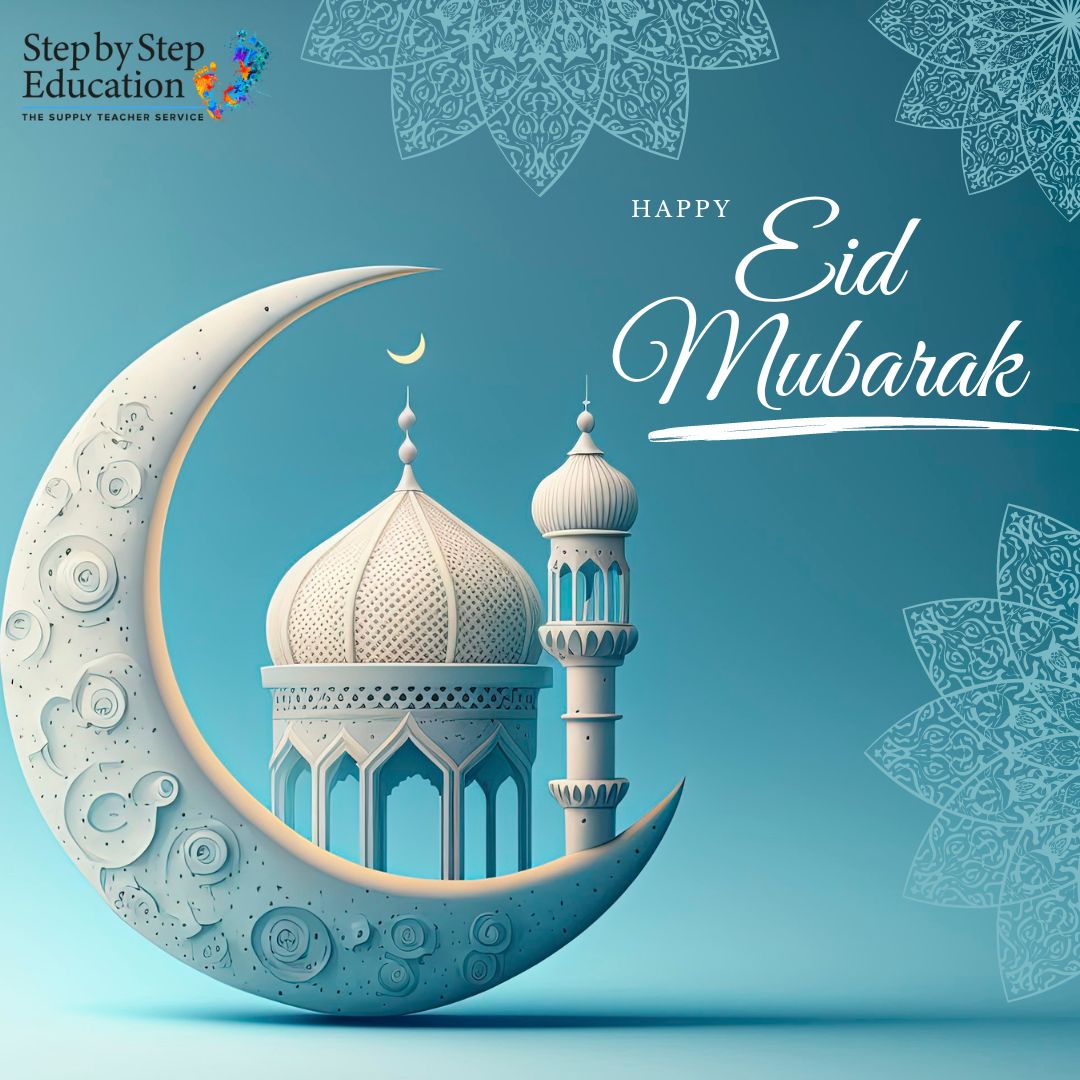 1StepByStep's tweet photo. 🎉 EID MUBARAK 🎉

Happy Eid to everyone celebrating this weekend! We hope it is filled with blessings, smiles and happiness! 

From, 
The Step by Step Team 😊

#eidmubarak #stepbystepeducation https://t.co/6XGzMA8UlU