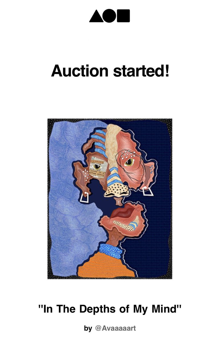 OMG!!!! an auction has started!!!🔥🔥🔥

for  “In The Depths of My Mind” 
on: <a href="/foundation/">Foundation 🌐</a>  by amazing <a href="/cs_barbz/">Barbz</a> 🙏🏻💜💜💜💜

Current bid: 0.28 $ETH 🔗⬇️