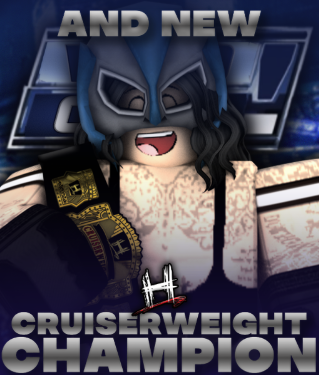 HDW_RBLX's tweet photo. #VELOCITY 🔵 , #andnew
We have crowned new Tag Team Champions, New Cruiserweight Champion, and a NEW Womens Champion!
Congratulations to #Movelook & #ChrisVXF , @KWOspreay , @LxcyMxtthxws https://t.co/yeQUuav7dr