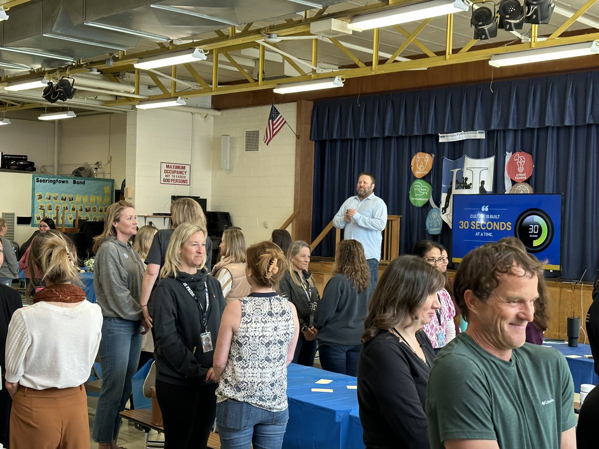 <a href="/thomascmurray/">Thomas C. Murray</a> in the house at <a href="/SearingtownK5/">Searingtown School</a> as part of our day of Professional Learning in <a href="/HerricksSchools/">Herricks Schools</a>! We are exploring the competencies in the Portrait of a Graduate! Such a powerful message -relationships &amp; culture are critical! #WeAreHerricks #HerricksPOG