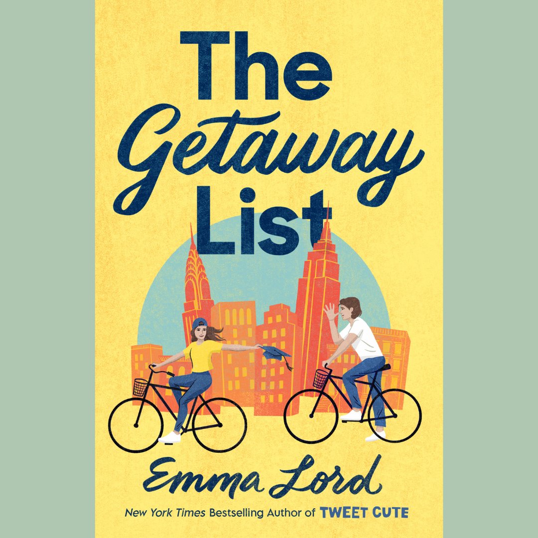 ✨BOOK 5 ANNOUNCEMENT/COVER REVEAL!✨my beloved chaos beans Riley and Tom are headed to a bookshelf near you on January 23, 2024 for THE GETAWAY LIST, aka my "alexa, play welcome to new york!!!” book. you can preorder at this link and add it to goodreads! read.macmillan.com/lp/the-getaway…