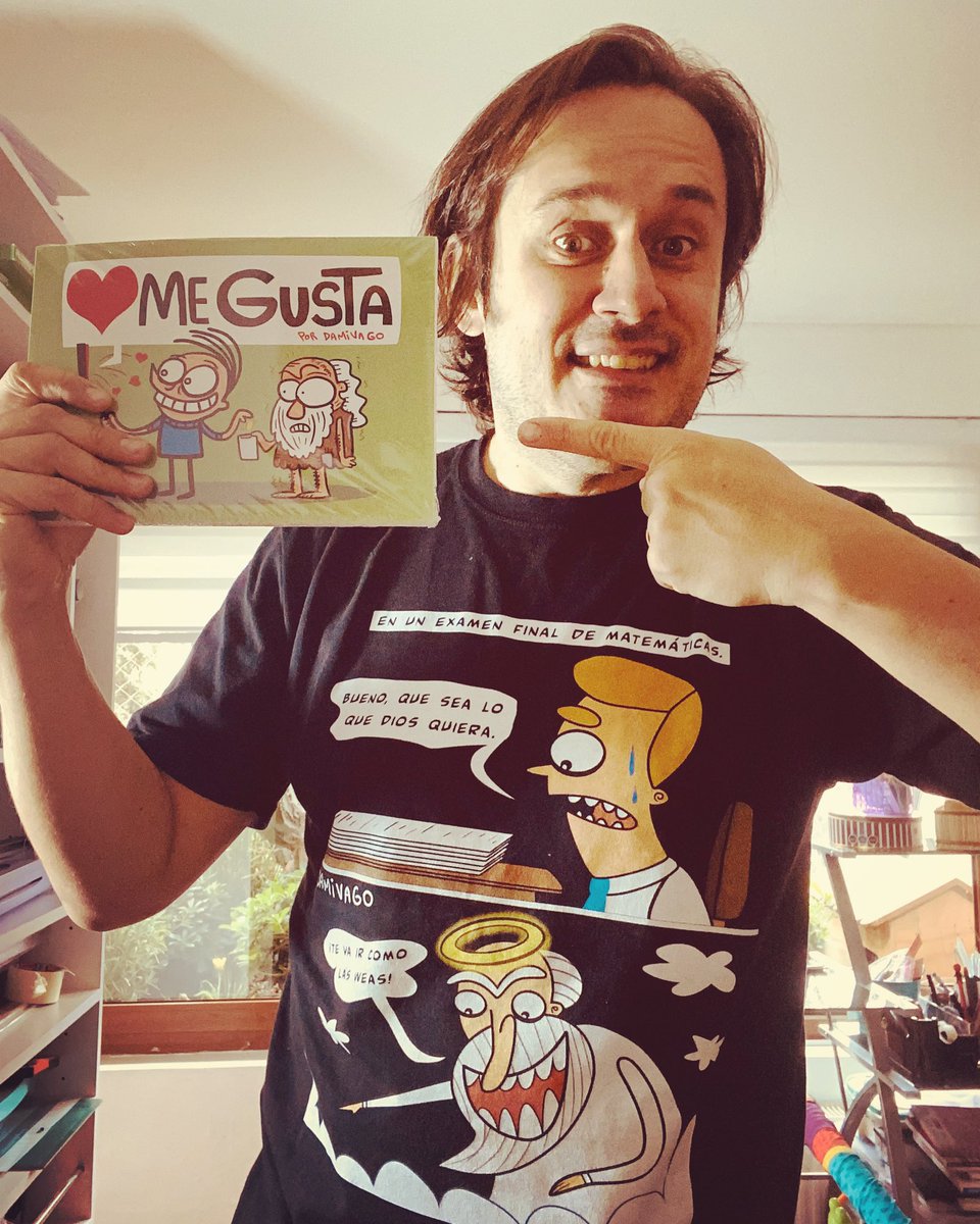 Damivago's tweet image. NOS VEMOS mañana y el Domingo en el Patio Central del GAM de 11 a 19 horas para celebrar el #diadellibro . Estaré firmando ambos días en el stand. 

Mi tienda Online Siempre Disponible: damivago.cl/tienda (Hay nuevos diseños de poleras )