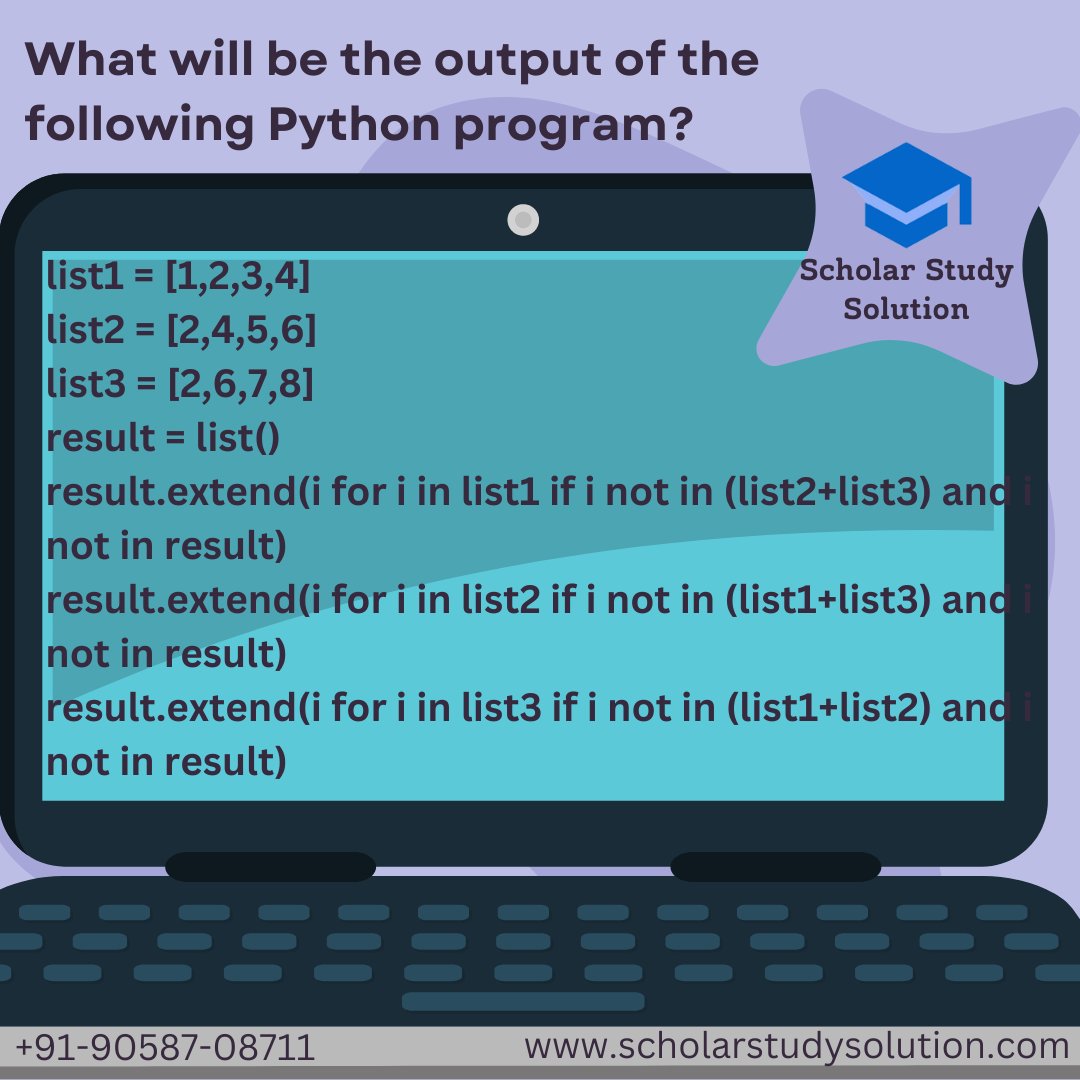 scholarstudy's tweet image. #scholarstudysolution #pythoncodingclasses #codinglife #pythonchallenge #pythoncoding #programmer #code #coders #python #pythonprogramming #PythonProjects #pythoncoder #study #classes #institute
