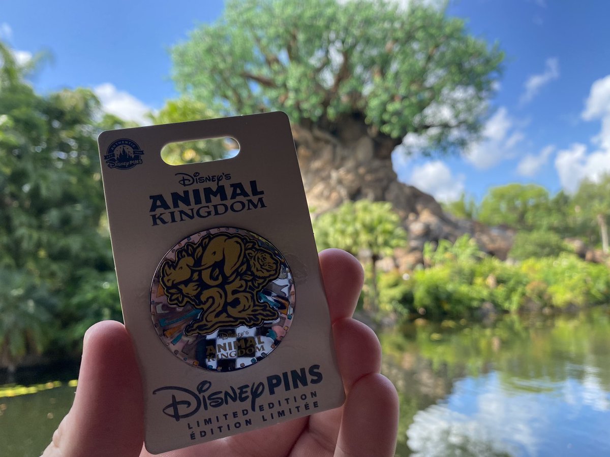 beveried's tweet photo. Animal Kingdom logo pin to celebrate the 25th Anniversary 😍 https://t.co/frpN7zmzj8