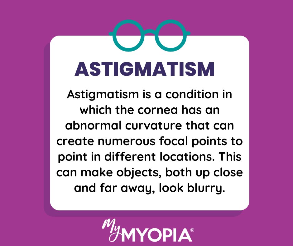 My_Myopia's tweet photo. Our kids eye health glossary helps parents like you understand vision terms and eye conditions. The glossary word of the day is Astigmatism. Check out more glossary terms here: https://t.co/TF9GtxBubu https://t.co/WnuUXwkkt8
