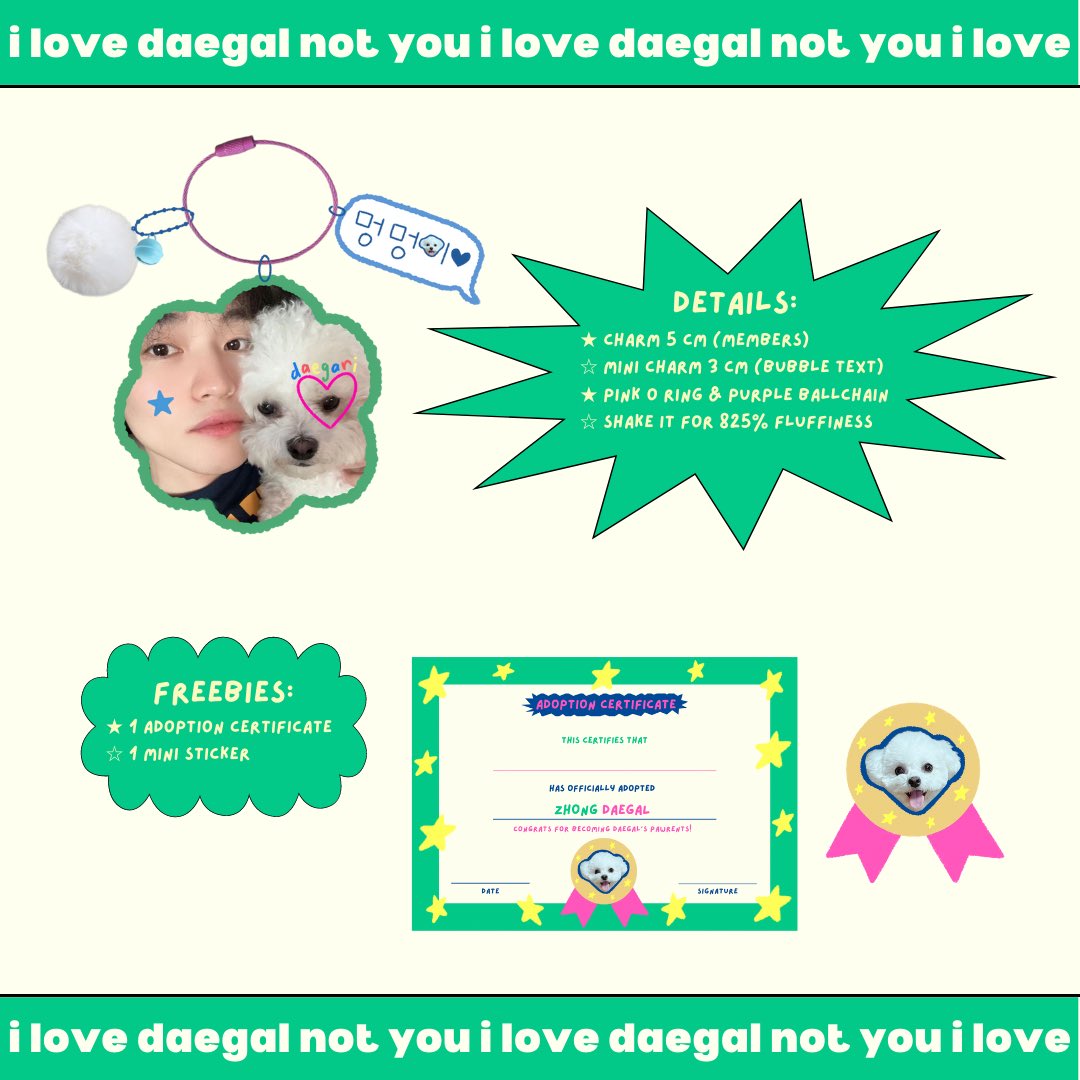 7Ilinthings's tweet photo. Cotton Daegal ☁️🐶🐾
I Love Daegal 🐾 Not 💔 You 🫵🏻

Order on 23.04.23 - 27.04.23
woOf wOoF-!! (don’t miss it!)

# likes, rts, and shares are very very much appreciated # https://t.co/qpqbu7Whqo