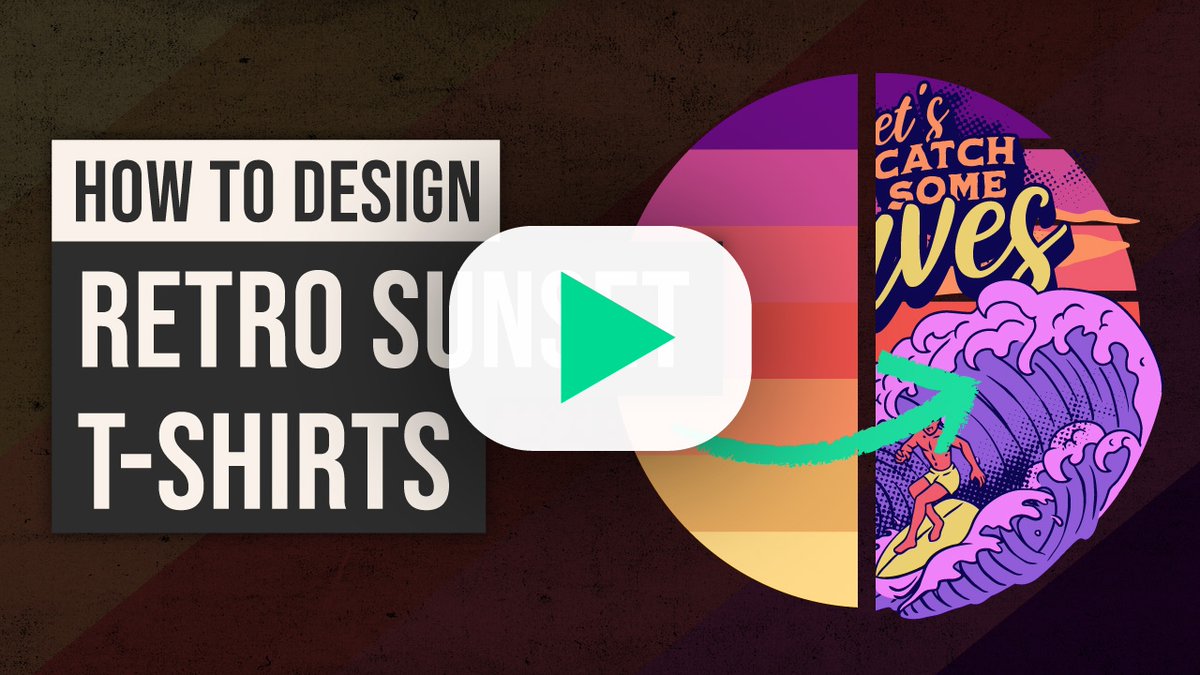 kittldesign's tweet photo. Learn how to make a retro sunset t-shirt design that sells super well on Etsy, Amazon Merch, and so much more! https://t.co/COQnkJGfvD
#retro #retrodesign #tshirtdesign #printondemand #pod #podsales #etsydesign https://t.co/h0hXPNs6O1