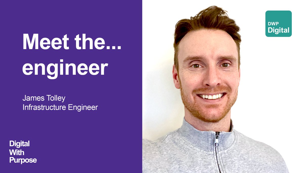 DWPDigital's tweet photo. "One of the best things about DWP Digital is the big drive to support people to develop their skills and expertise."
Meet James, #InfrastructureEngineer, as he talks about his time so far with DWP Digital 🤝
https://t.co/GCiTFHVd4N
#DWPDigitalBlog #DigitalWithPurpose https://t.co/QDdBvjtvNx