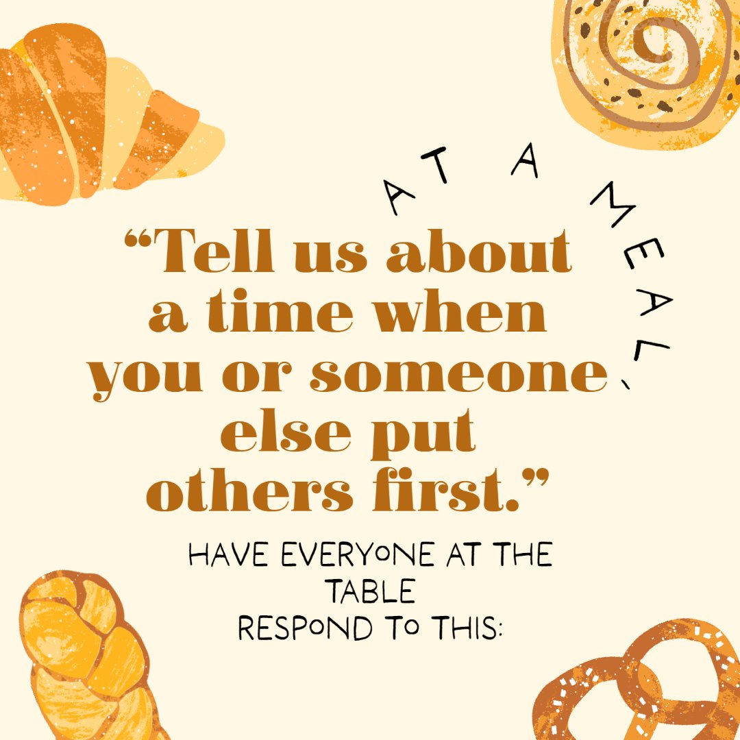 Trinity_Wes's tweet photo. It's Family Friday! Be sure to share in this conversation around the table this week! https://t.co/uFSv3mRbd4