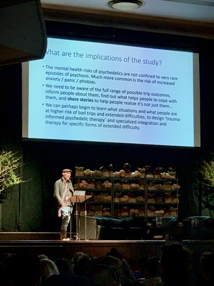 New Psychonaut (@newpsychonaut) on Twitter photo “Anxiety, panic and phobias were more prevalent in <a href="/psychedelicrisk/">Psychedelic Harm Reduction</a> study than psychosis. We need to change the trope about that - and the myth there’s no such thing as a bad trip.” <a href="/drdluke/">David Luke</a> <a href="/breakingcon/">Breaking Convention</a> “Anxiety, panic and phobias were more prevalent in <a href="/psychedelicrisk/">Psychedelic Harm Reduction</a> study than psychosis. We need to change the trope about that - and the myth there’s no such thing as a bad trip.” <a href="/drdluke/">David Luke</a> <a href="/breakingcon/">Breaking Convention</a>