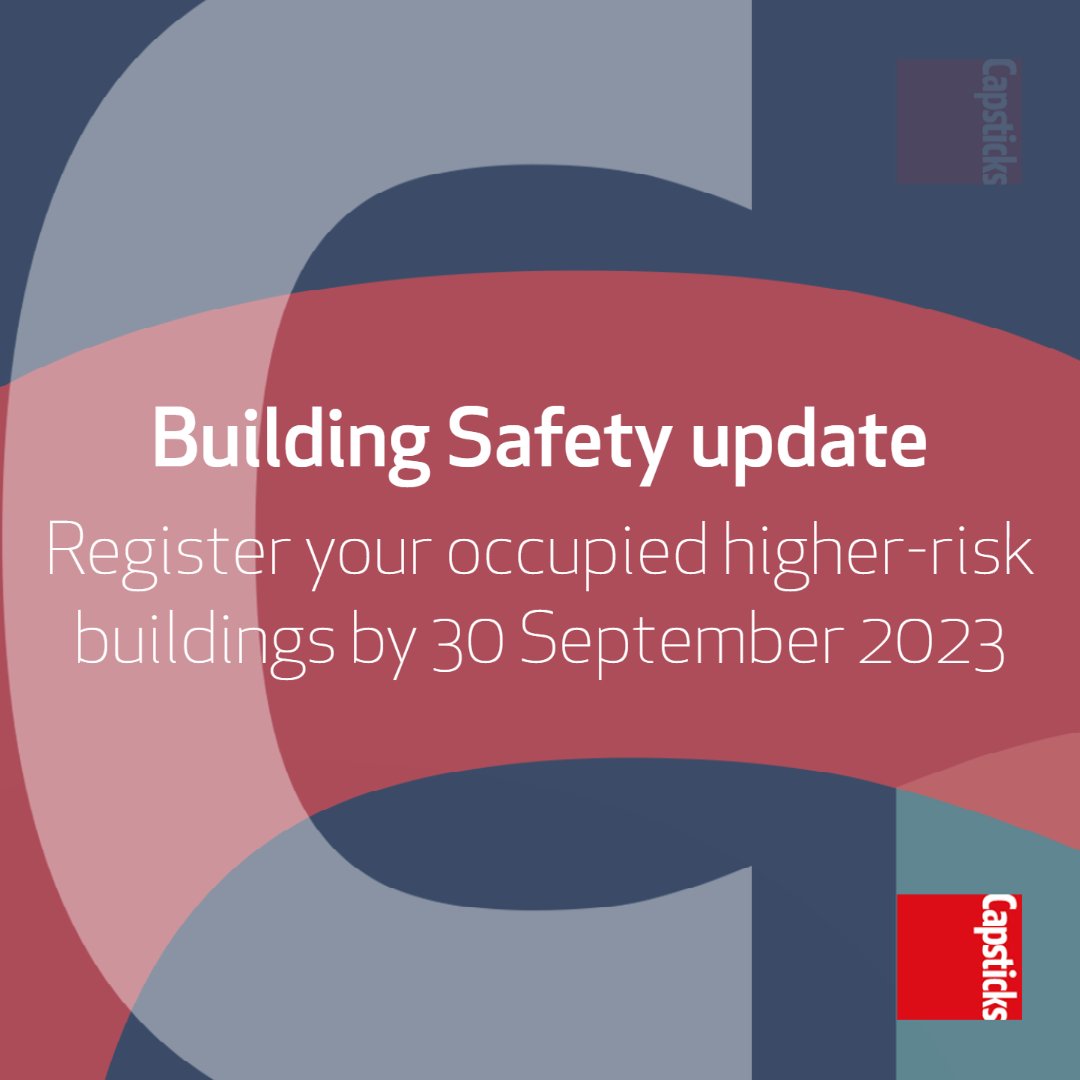 The online service enabling the registration of higher-risk residential buildings with the Building Safety Regulator has launched. All occupied higher-risk buildings will need to be registered by 30 September 2023.