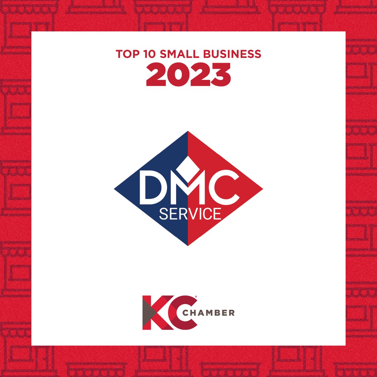 kcchamber's tweet photo. Hey, DMC Service! Congratulations. You're our next Top 10 Small Business! #CelebrateSmallBiz https://t.co/IxUZ501UNB