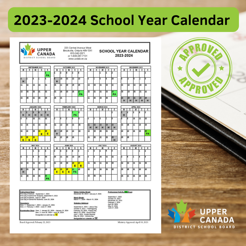 Ucdsb Calendar 2024 - Tobye Gloriane