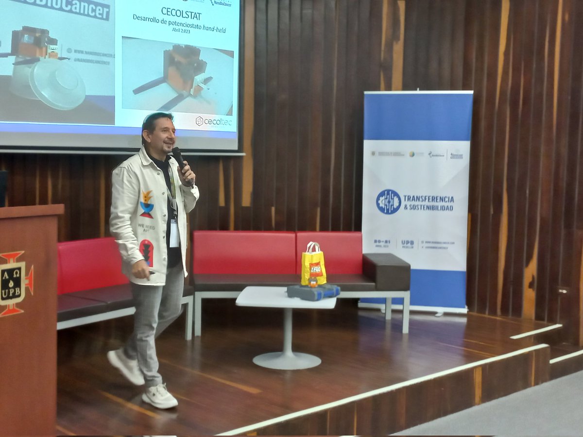 nanobiocancerco's tweet photo. Finalizamos el panel "diagnóstico" con @cecoltec, nuestro aliado del sector productivo y su potenciostato Cecolstat #WorkshopNanobiocáncer #SomosColombiaCientifica https://t.co/KEFLPz2qSM
