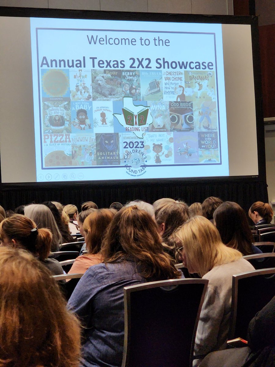 eaglelibrary1's tweet photo. Last day of TLA for us! Ready to hear about the new Texas 2 x 2 books!!
#texas2x2list #elrodreads #TLA2023
@eaglelibrary1 @NISDElrod https://t.co/Lk1NM4xiCR