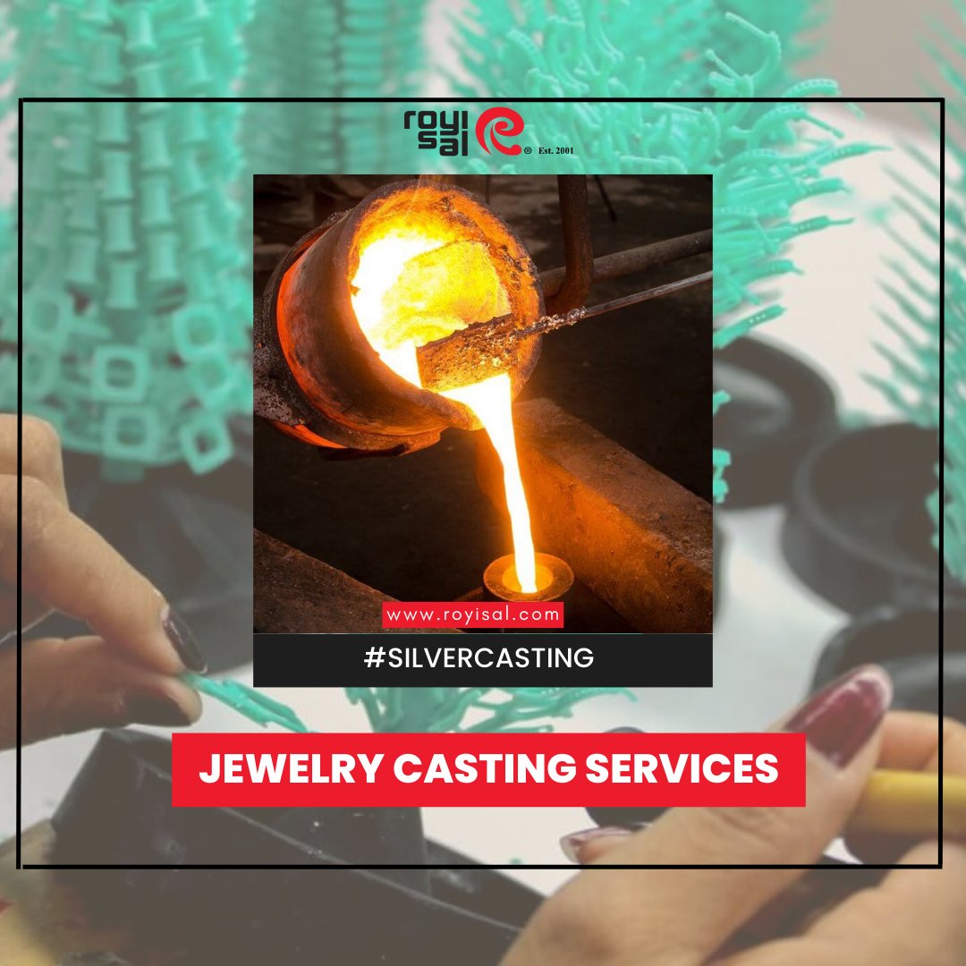 RoyiSal's tweet image. Bring your jewelry designs to life with the help of professional jewelry casting services offered by Royi Sal Jewelry. Each step of the casting process is closely monitored to ensure the highest level of quality. 
Learn more here 👉 buff.ly/3s6xYFy

#SilverCasting