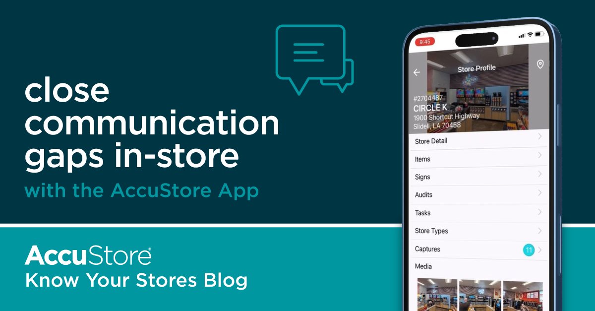 retailbetter's tweet photo. Discover how the @AccuStore app closes the communication gaps among store associates, headquarters, managers and vendors. #storecommunication #retailtech https://t.co/PTGGmPQ9uC https://t.co/uaQ4dteYoi