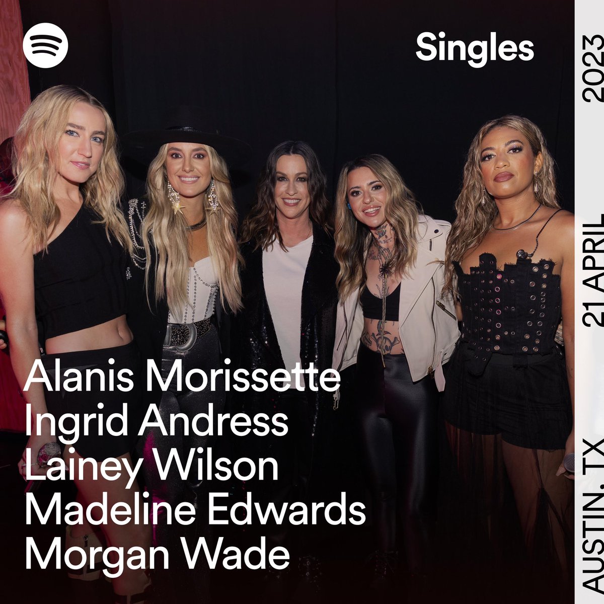 themorganwade's tweet photo. It’s such a special experience that I got to sing with @Alanis during the @CMT awards with @madelinemaking, @IngridAndress &amp; @laineywilson. I am thrilled this moment is going to live a new life as a @Spotify single! “You Oughta Know” is out now: https://t.co/9lIJX0lqno 🤘 https://t.co/sK2Qw4jTZC