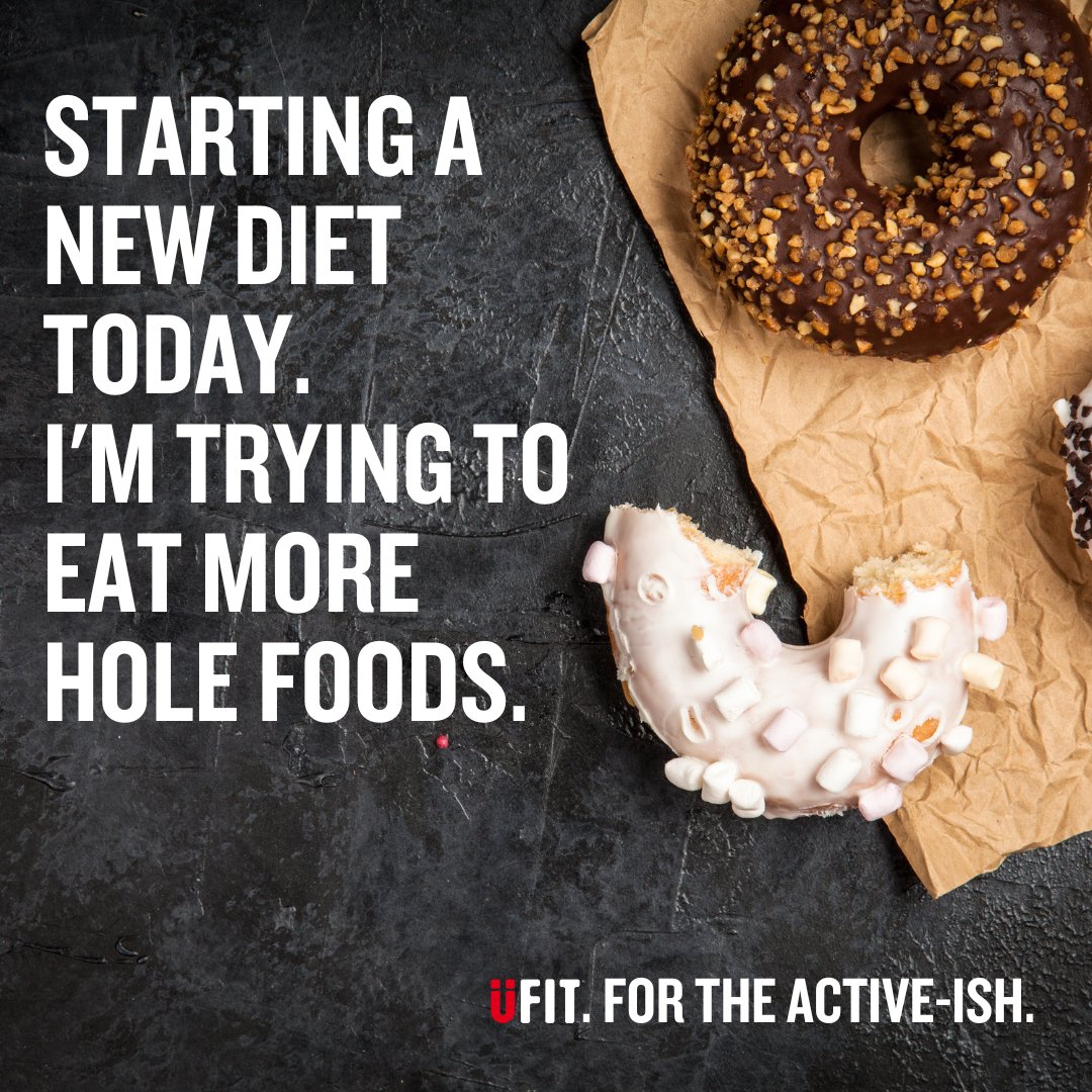 UfitDrinks's tweet photo. Did you know that the middle of a donut is 100% fat free? 

#ufitdrinks #activeish #proteindrinks #donut #diettips https://t.co/ed5sWc2W11
