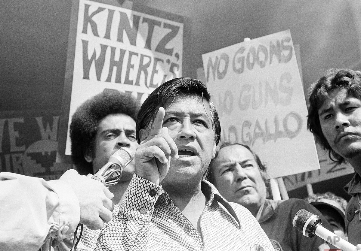 AP Images on Twitter "On April 23, 1993, labor leader Cesar Chavez