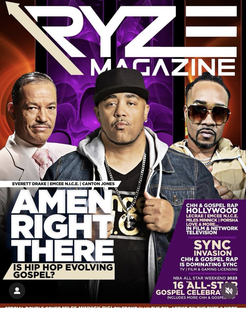 ntpragency's tweet photo. Hey family we’re excited about the double cover edition of #RYZEMagazine with @EmceeNICELA, #CantonJones, and #DrEverettDrake, (second cover) with @MilesMinnick +Shout out to @FlavorFest founder/creator Urban D, who’s stopping by @ryzemagazine LIVE IG May 1st, 2PM, EST! https://t.co/qi7hlM04VO