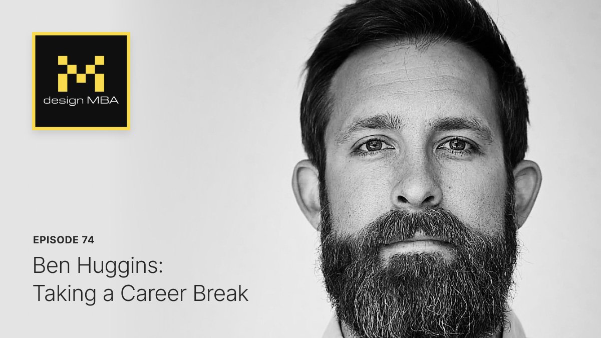 bhuggins's tweet photo. Thinking of taking a break between jobs?

I talked about mine in a chat with @jayneil on the Design MBA podcast. Hope it’s helpful to some folks!

https://t.co/jULtxcEOMS https://t.co/MgsuooUhpU