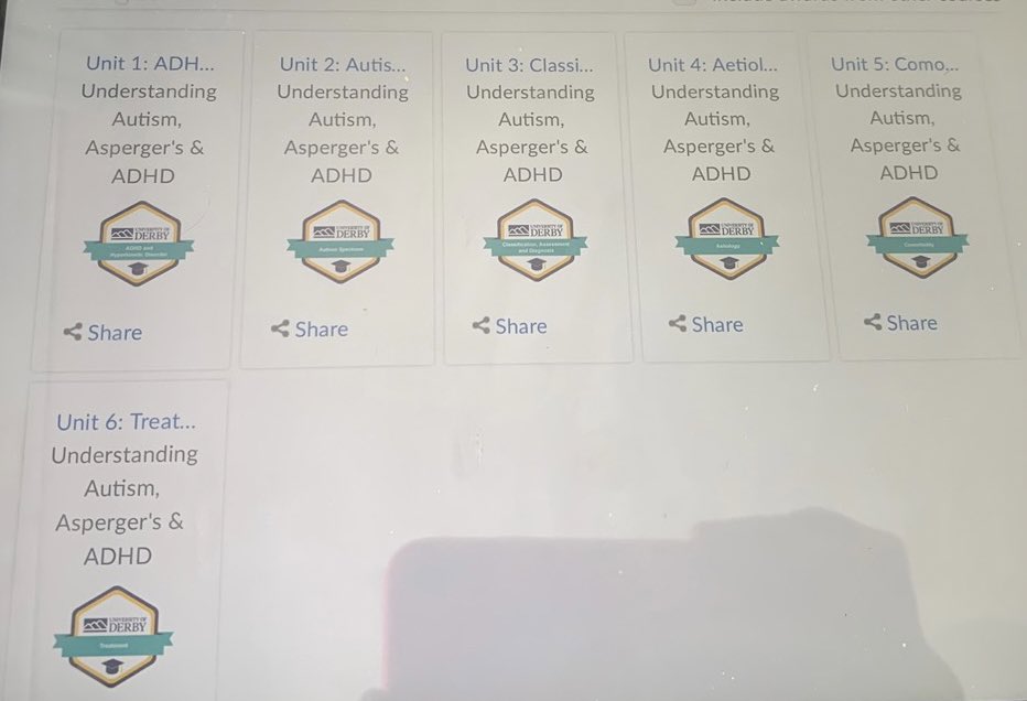 Julia_Bray_'s tweet photo. Highly recommend this free course that encourages you to challenge your own definitions & perceptions of autism & ADHD. You examine several key themes around both autism & ADHD that allow you to obtain skills to support students further in sch. #PersonalCPD https://t.co/jLmgao7O0g