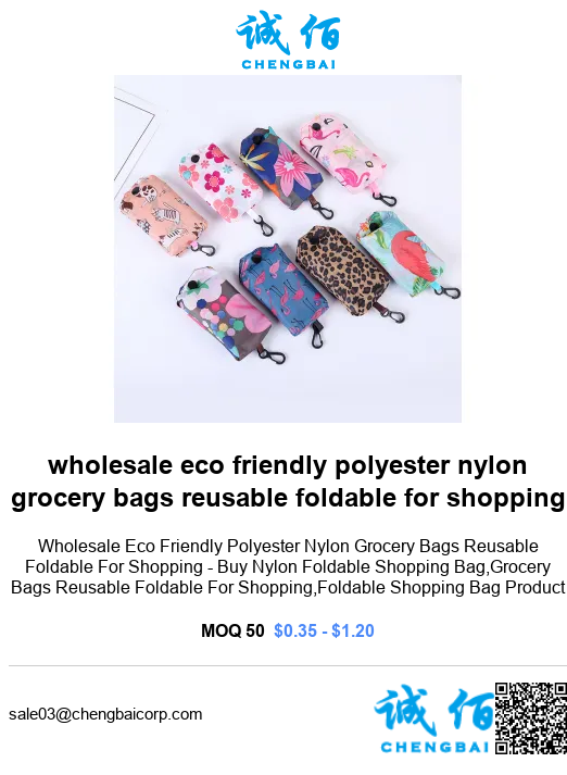 Deanchen0708's tweet photo. https://t.co/yeMFcVtpXe
wholesale eco friendly polyester nylon grocery bags reusable foldable for shopping
Wholesale Eco Friendly Polyester Nylon Grocery Bags Reusable Foldable For... https://t.co/lhAQAiAtpf