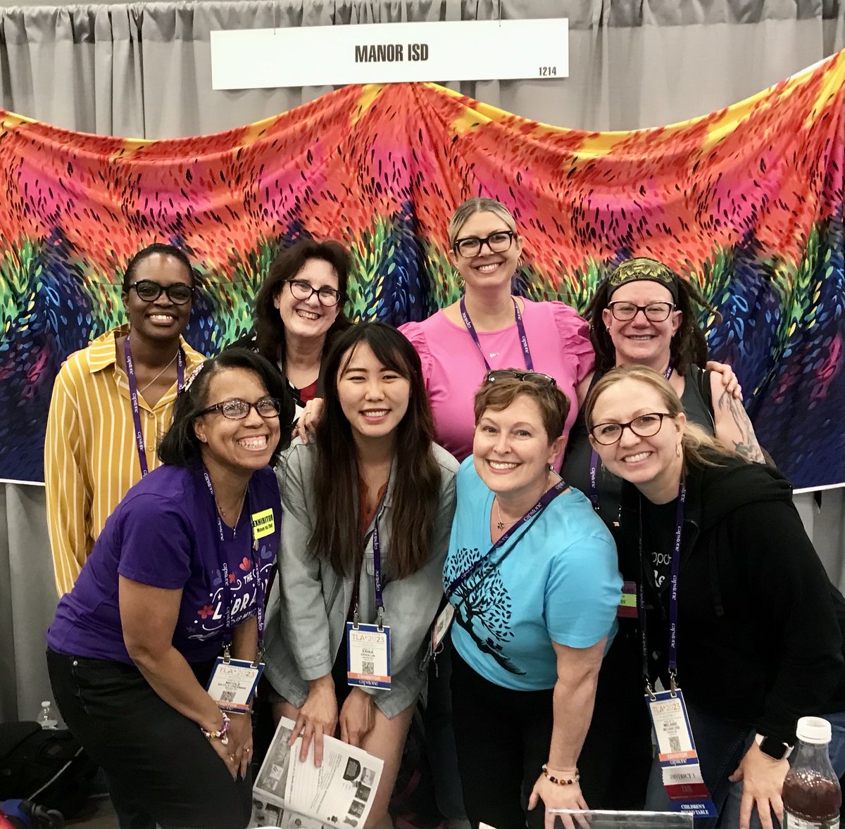 ManorISD's tweet photo. Our amazing librarians represented Manor ISD at the Texas Library Association Conference. Thank you all for all that you do to support our scholars and staff! #IamManorISD #ManorISD https://t.co/lwAlnKrAdp