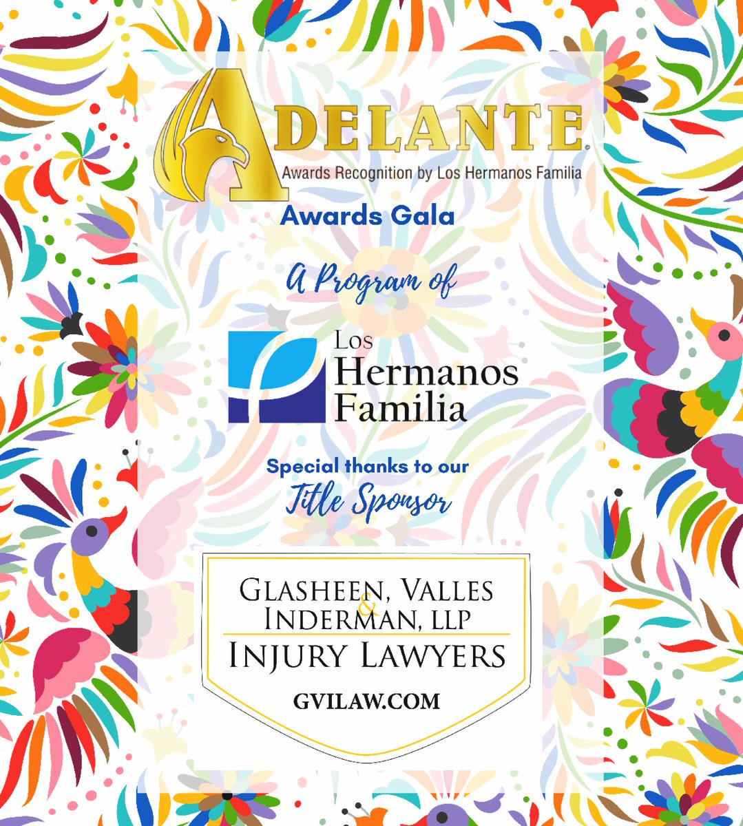 LosHermanosFam's tweet photo. Join Us for the 2023 Adelante Awards Gala
Sponsor a Table or Purchase Tickets for the Adelante Awards Gala Event to be held on Friday, May 5, 2023, ~ Click here for more details ~ https://t.co/u385uS1QdC
https://t.co/Oy3Fxr2XzQ https://t.co/mRowXoRvmZ