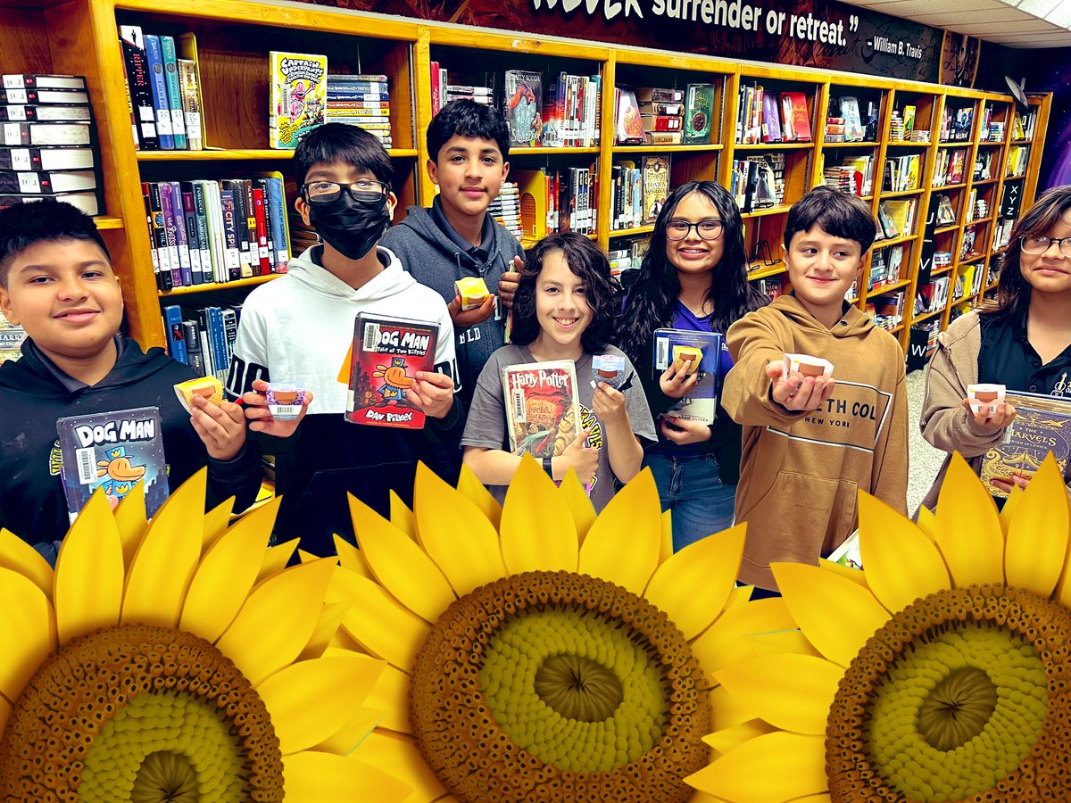 #EarthDay2023 Celebration 🎉 CheckOut a book and get a tiny terracota grow kit!🌻 Let’s get #reading 📚 <a href="/TerriersTravis/">TravisTerriers</a> @zoobeanreads #mcallenreads <a href="/annvega/">annvega</a> <a href="/MISD_Parents1/">McAllen HS Vertical Team (McHi & Milam)</a> <a href="/Roxy_Prichard/">R. Prichard</a> <a href="/dianadzepeda/">Diana Zepeda</a>