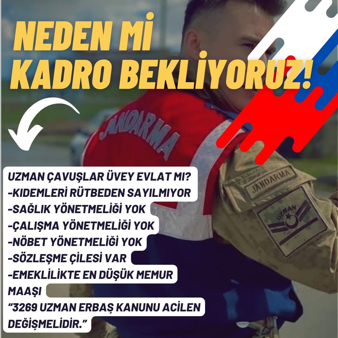 Peygamber ocağı olan türk ordusunda düşmanı çelik pençesi ile ezen kahraman uzman çavuşlar sadece özlük haklarının düzeltilmesi konusunda Kadro bekliyor, Allah rızası içinduyun bu insanlarınsesini,UzmanÇavuşlar vefabekliyor
SadeceVefa <a href="/dijital/">Dijital</a>
<a href="/RTErdogan/">Recep Tayyip Erdoğan</a>
<a href="/alitilkici38/">Ali Tilkici 🇹🇷</a>
#UzmanÇavuş