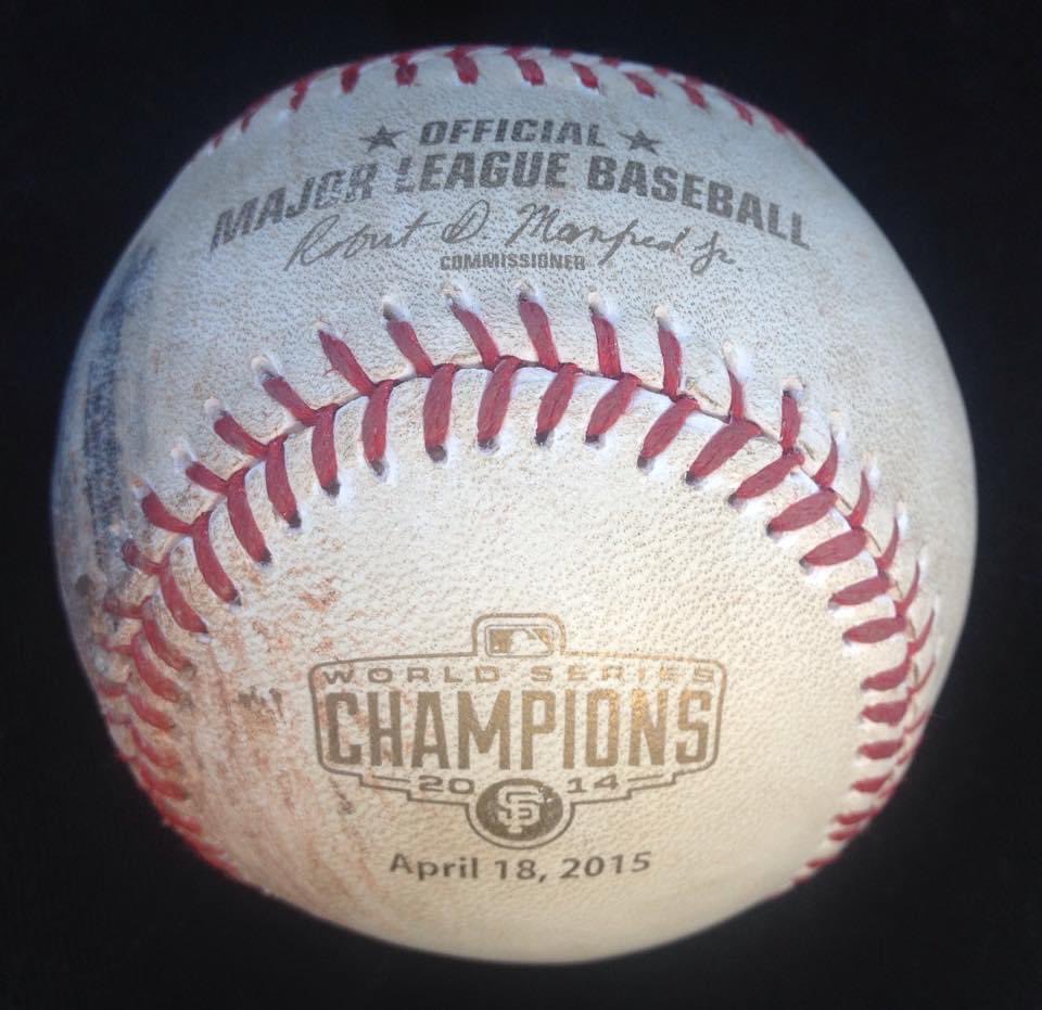 LeaguesBaseball's tweet image. In 2014 the San Francisco Giants won a World Series. The 2015 they used a commemorative baseball in their ring ceremony game. I don’t think a lot of authenticated baseballs from this game are floating around.

#Baseball #Baseballs #GameUsed #MLB #SanFrancisco #WorldSeries #Giants