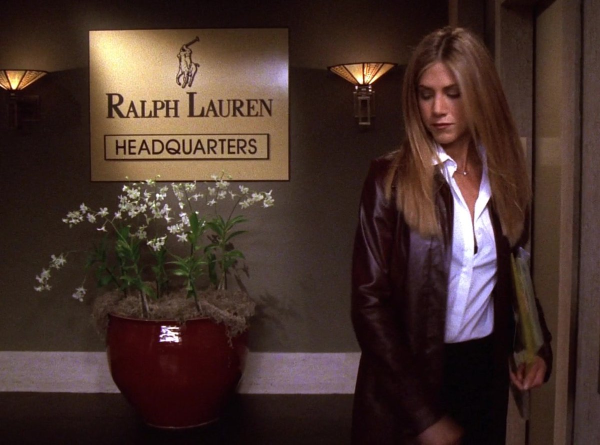 dumbandfunn's tweet photo. such a good collection/era for Ralph Lauren… this is around the time that Rachel was working for them on Friends! (season 5, 1999) https://t.co/19gehP2Clh
