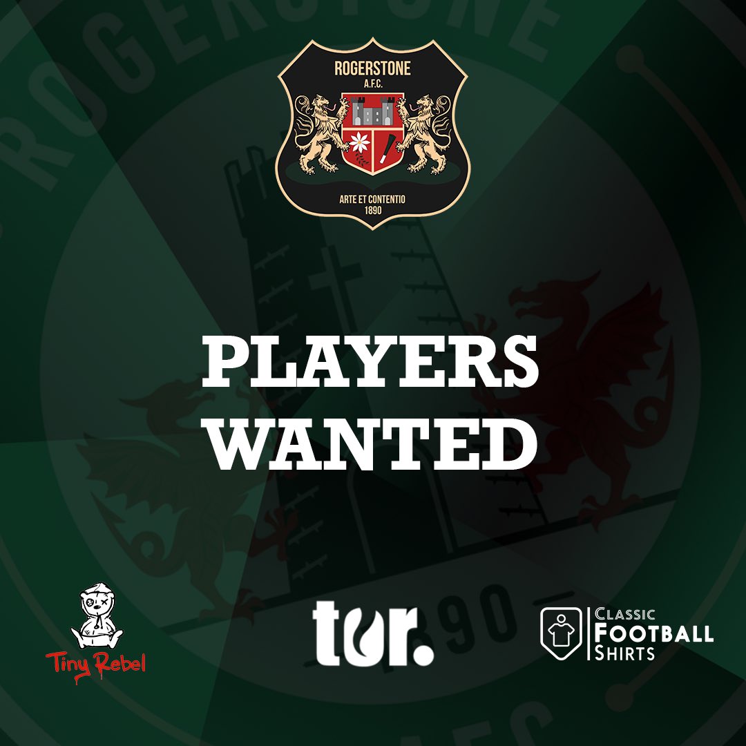 RogerstoneAFC's tweet photo. In what can only be described as a desperate attempt to get rid of Poyzer from the 3rd team, we are delighted to announce that we are looking to form a veterans team. 

If you are 40+ and looking to play football next season then please email admin@rogerstoneafc.co.uk
#bleedgreen https://t.co/P9TH3tMtkf